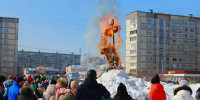 Масленица на стадионе школы №1 - Газета Бийский рабочий