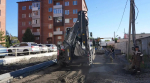 Ремонт внутриквартального сквозного проезда в 23-м микрорайоне. Ремонт дороги.